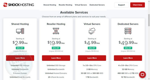 ShockHoting-webhostingrecon.com
